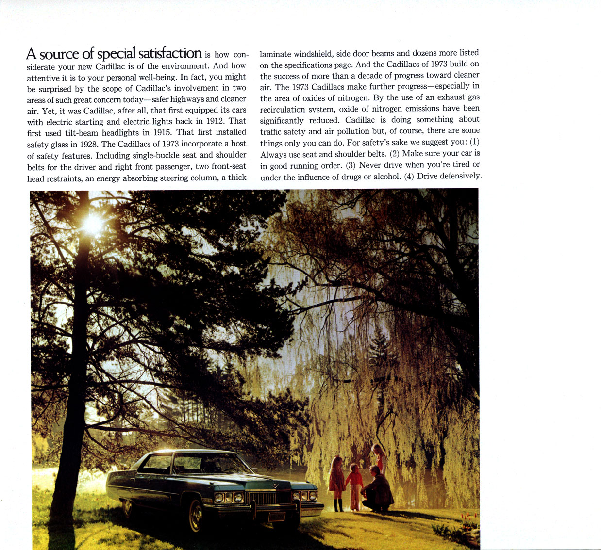 1973 Cadillac Brochure Page 2